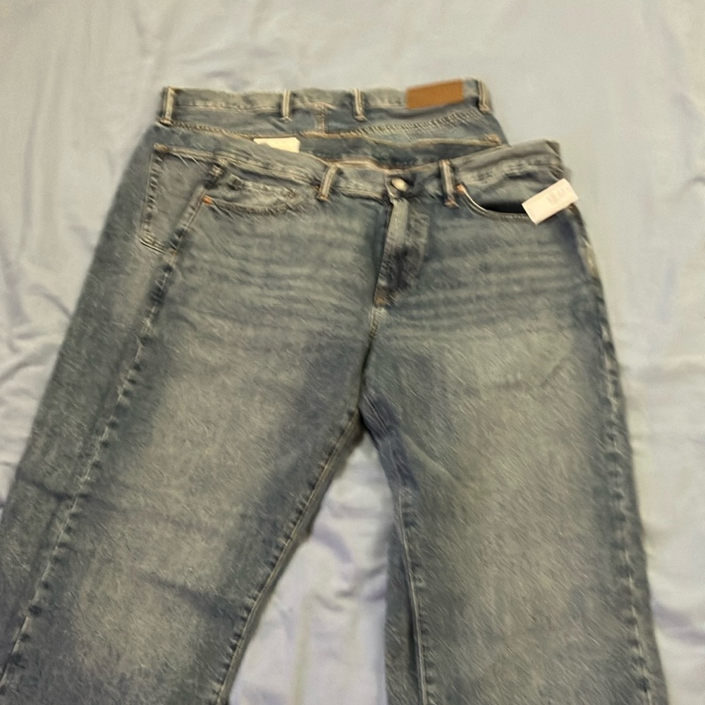 Men’s GAP Jeans, 36x34 relaxed fit, 2 pairs